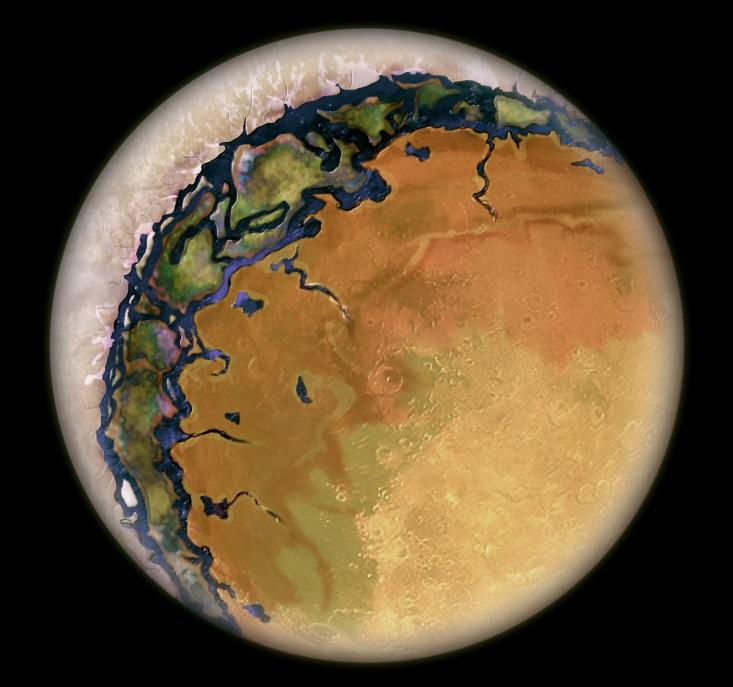 Eyeball Planet depiction