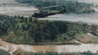 helicopter spraying Agent Orange