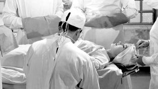 operating theater white coats