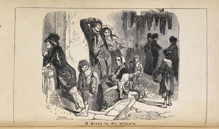 Charles Dickens, whose grim weatherscapes and portraits of poverty are definitive representations of Victorian London, grew up under the ever-cloudy, bone-chilling atmosphere created by the Tambora eruption. | British Library